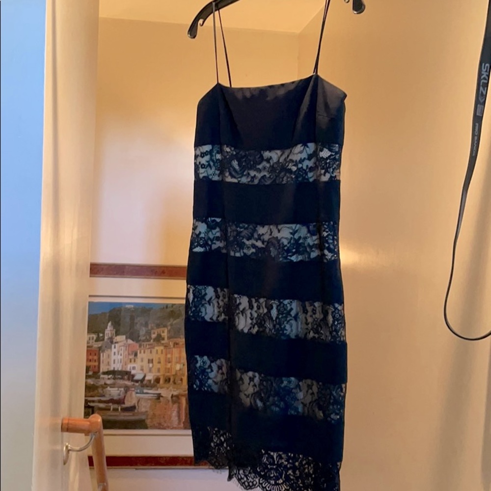 Black lace dress